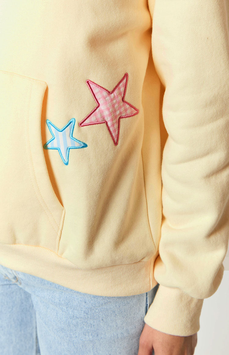 Sudadera rosa Oversize Star