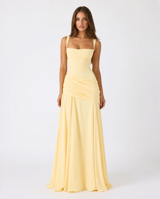Alicia | Vestido Drapeado Diosa