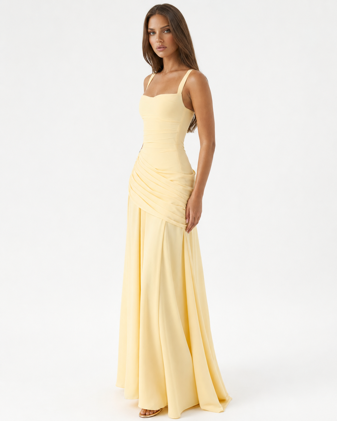 Alicia | Vestido Drapeado Diosa