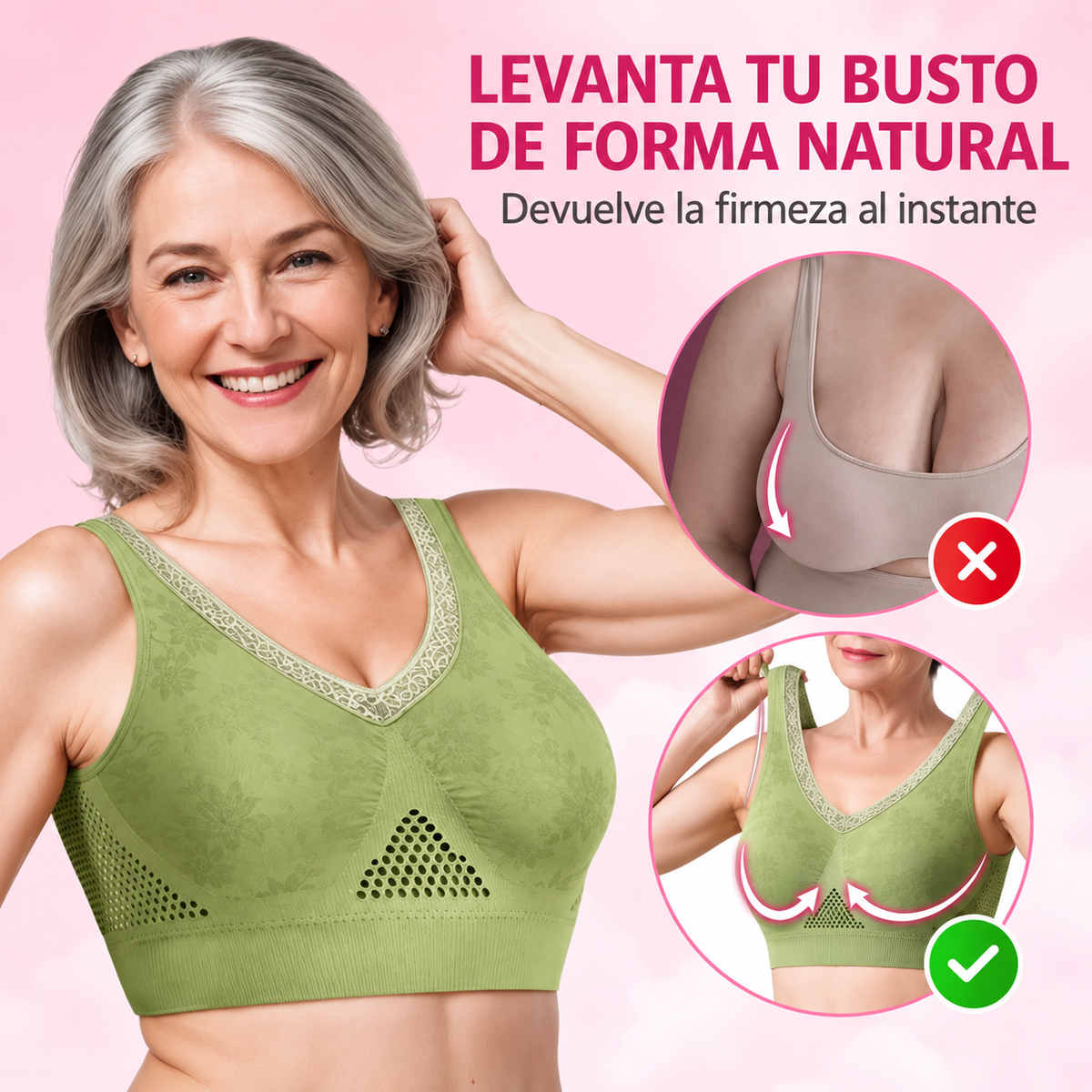 Serena | Sujetador Lift Transpirable