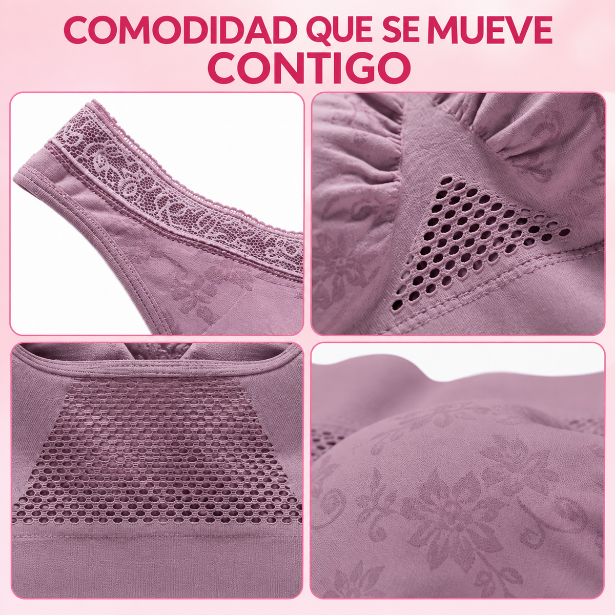 Serena | Sujetador Lift Transpirable