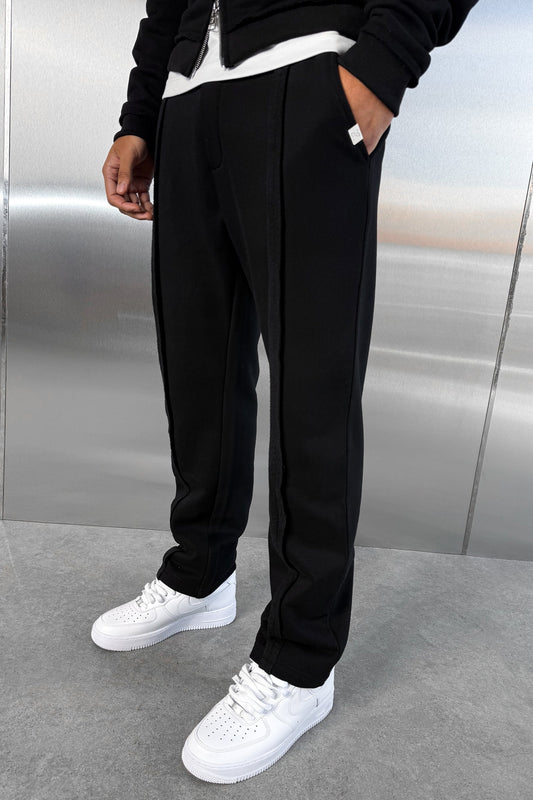Pantalones jogger | Pierna recta con costuras sin rematar