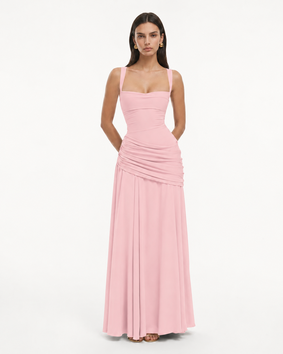 Alicia | Vestido Drapeado Diosa